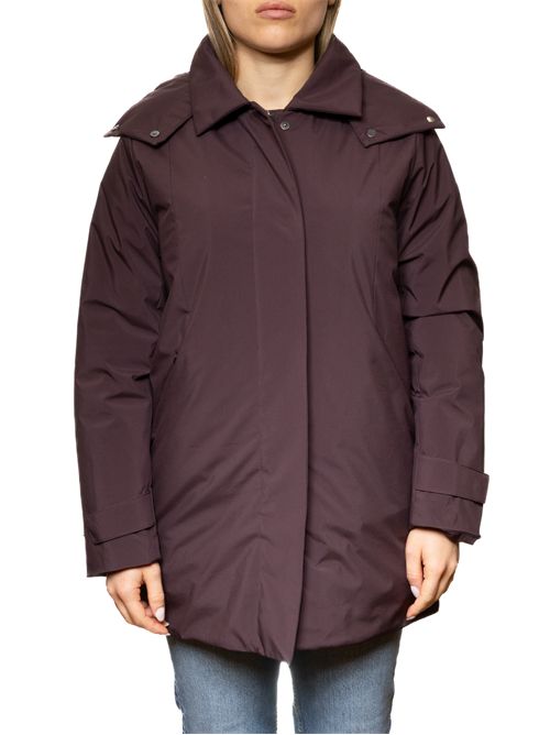 Giaccone donna in tessuto cotone nylon colore bordeaux PEOPLE OF SHIBUYA | FUMIKO PM773490